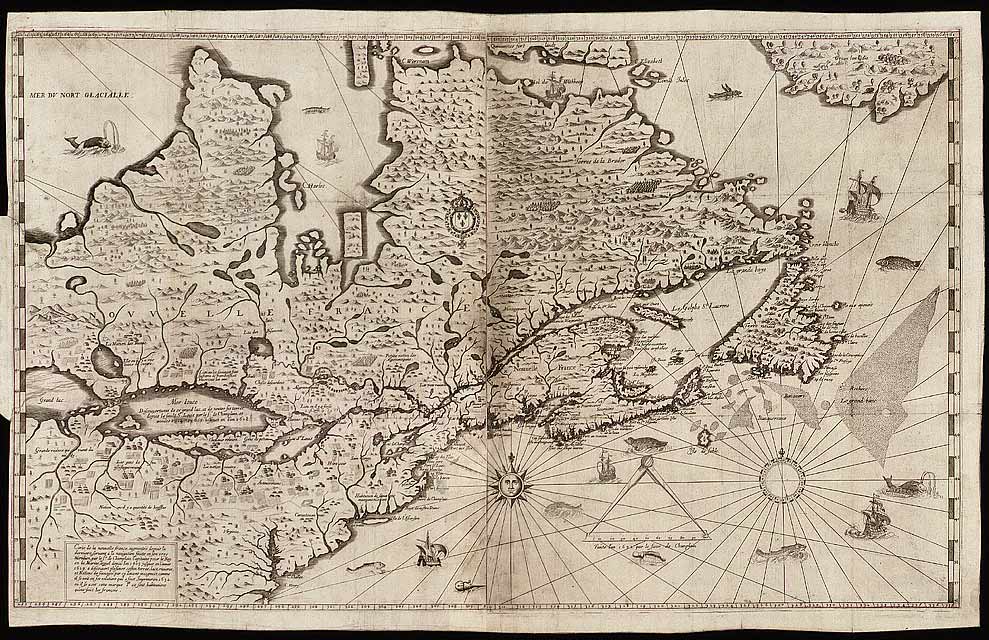 This is a consolidation of what was known about New France at the time. The explorer covered a good portion of the territory shown on the map and also relied heavily on what he was told by the Native people. 

The results of European exploration west of Montreal are shown for the first time.
